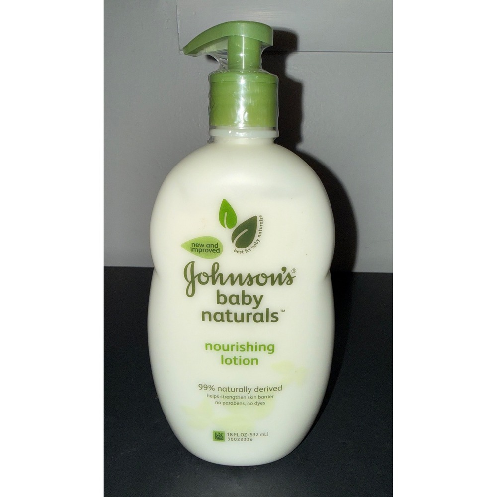 Johnson's Baby Naturals Nourishing Lotion 18oz Sealed Discont. NOS 99% Natural